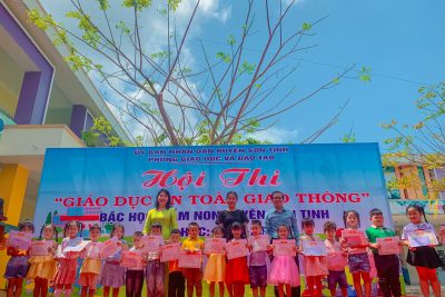 Trường MN Tịnh Giang tham gia hội thi “Giáo dục an toàn giao thông” cấp huyện năm học 2023-2024