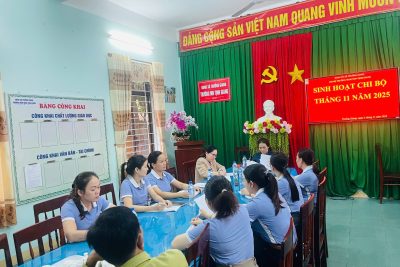 Sinh hoạt Chi bộ tháng 11 năm 2025