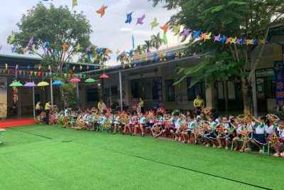 Ngày hội trăng rằm của các cháu trường mầm non Tịnh Giang