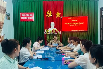 Sinh hoạt Chi bộ tháng 3/2026